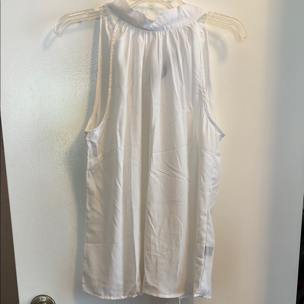 Elegant White Sleeveless Top